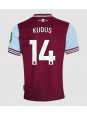 Moške Nogometnih dresov West Ham United Mohammed Kudus #14 Domači 2024-25 Kratki rokavi